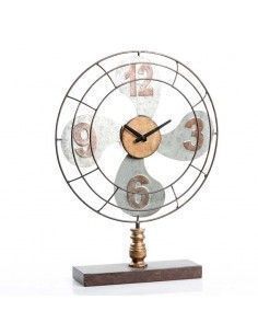 RELOJ DE SOBREMESA DE VENTILADOR 56x42