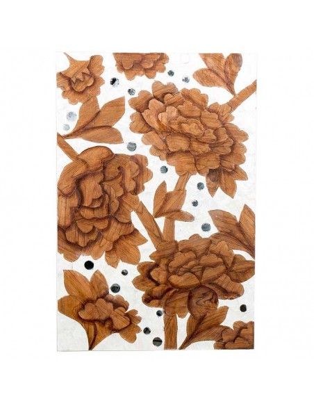 PANEL MOSAICO CAPIZ FLORAL 90x60