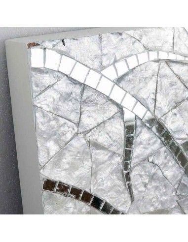PANEL DECORATIVO HOJAS MOSAICO 122x60