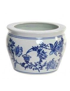 CUBREMACETA FLORAL DE PORCELANA 2