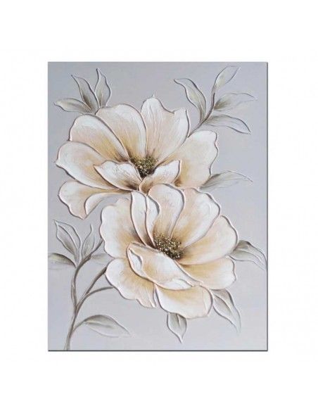 CUADRO FLORES SET DE DOS 70x50