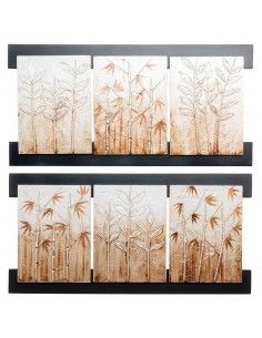 CUADRO CON FLORES ESTILO MODERNO 50x100