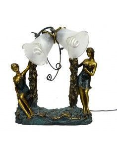 LAMPARA DE SOBREMESA CON FIGURAS 50x45