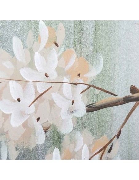 CUADRO APAISADO FLOR ALMENDRO 40x120
