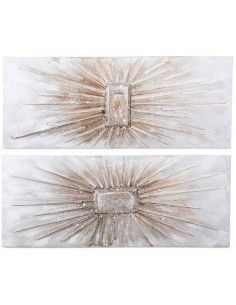 CUADRO APAISADO ABSTRACTO GRIS 60x150