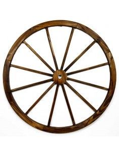 RUEDA DE CARRO MADERA 90.5 cm
