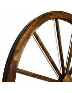 RUEDA DE CARRO MADERA 90.5 cm 2