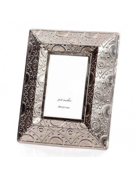 PORTAFOTO METAL PLATA 10x15 o 15x20