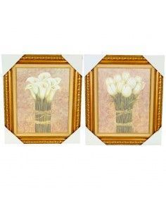 CUADRO CLASICO DE FLORES 69x58