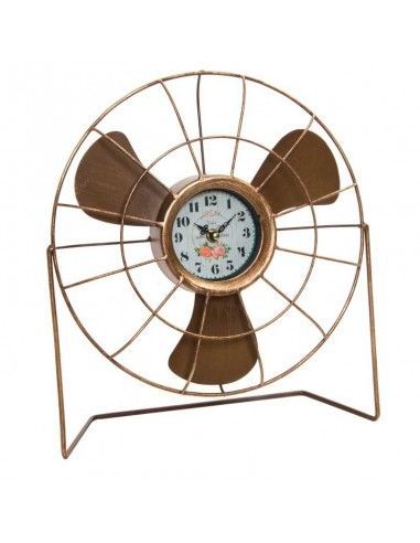 RELOJ DE SOBREMESA DE VENTILADOR 35x33