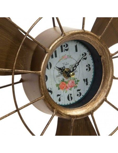 RELOJ DE SOBREMESA DE VENTILADOR 35x33