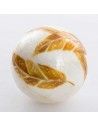 BOLA DE NACAR BLANCO - AMBAR 10 cm