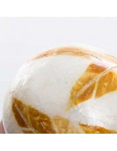 BOLA DE NACAR BLANCO - AMBAR 10 cm 2
