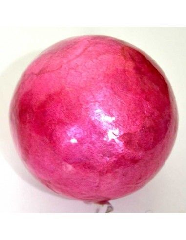 BOLA DE NACAR ROSA O ROJO 13 cm