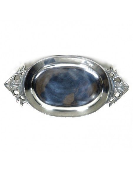 CENTRO DE MESA PLATA VINTAGE