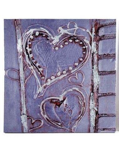 CUADRO CORAZON SET DE DOS 60x60