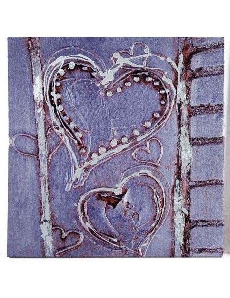 CUADRO CORAZON SET DE DOS 60x60