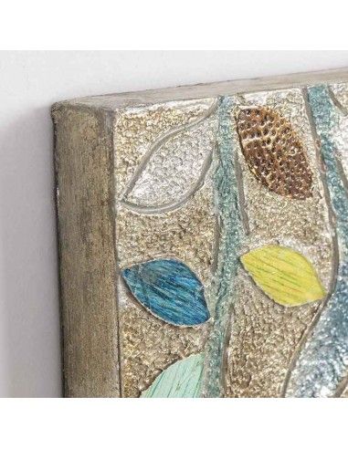 ESPEJO MDF HOJAS VINTAGE 122x81