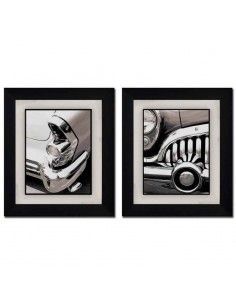 CUADRO FRONTAL COCHE SET DE DOS 63x53