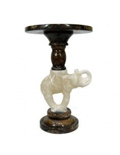 COLUMNA - MESA DE ALABASTRO ELEFANTE 59x39