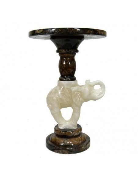 COLUMNA - MESA DE ALABASTRO ELEFANTE 59x39