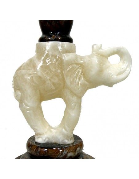 COLUMNA - MESA DE ALABASTRO ELEFANTE 59x39