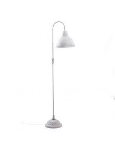 LAMPARA DE PIE METAL BEIGE 148x25