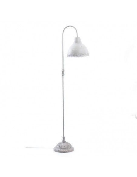 LAMPARA DE PIE METAL BEIGE 148x25