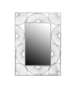 ESPEJO DE METAL GRIS 111x73