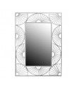 ESPEJO DE METAL GRIS 111x73