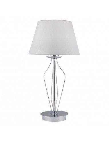 LAMPARA DE SOBREMESA NANCY CROMO 49x25