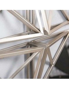 ESPEJO DE METAL PLATA MODERNO 82x82 2