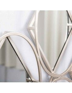 ESPEJO DE METAL COLOR CHAMPAGNE 87x55 2