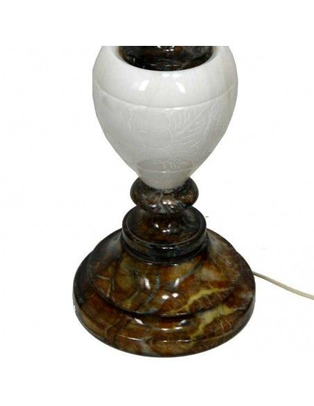 COLUMNA - MESA DE ALABASTRO CON LUZ 61x37