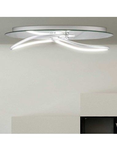 PLAFON NYRA CROMO LED 60x30