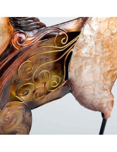FIGURA DE CABALLO DE NACAR 39x33