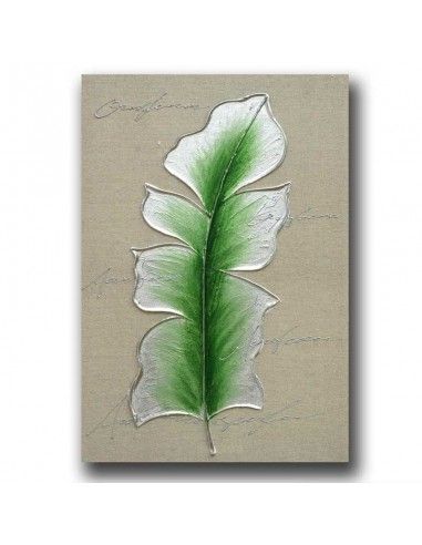 CUADRO HOJA MODERNO SET DE DOS 60x40