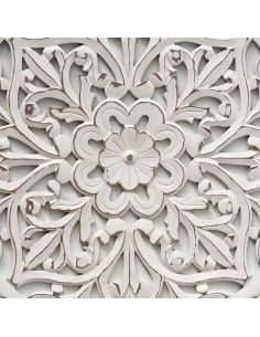 PLACA - PANEL MADERA BLANCO DECAPE 60x60 2
