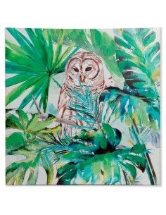 CUADRO EN LIENZO BUHO - LECHUZA 80x80 2