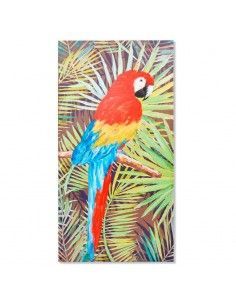 CUADRO LORO PAPAGAYO 120x60 2