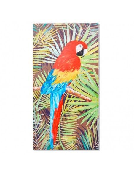 CUADRO LORO PAPAGAYO 120x60