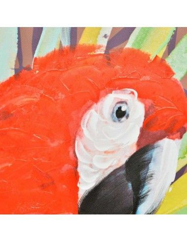 CUADRO LORO PAPAGAYO 120x60