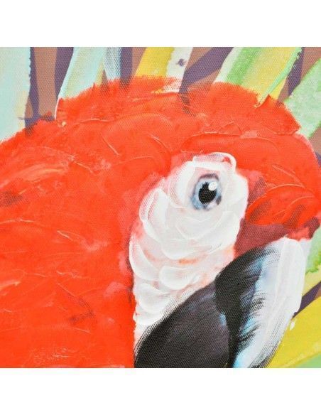 CUADRO LORO PAPAGAYO 120x60