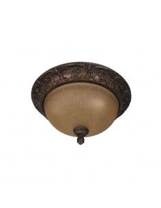 PLAFON DE TECHO BRONCE -DORADO 17x25