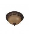 PLAFON DE TECHO BRONCE -DORADO 17x25