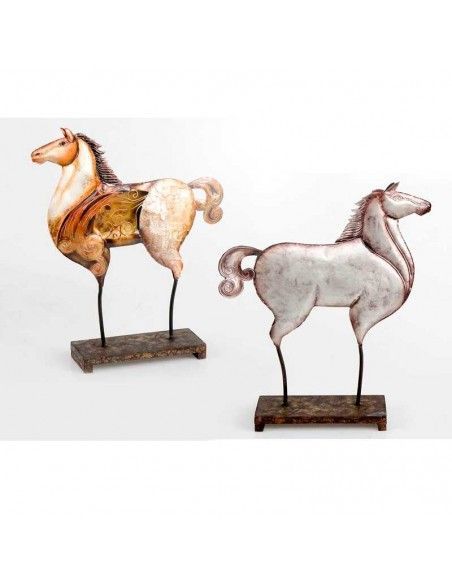 FIGURA DE CABALLO DE NACAR 39x33