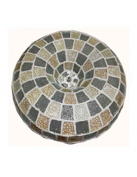 PLAFON DE TECHO REDONDO MOSAICO 11.5x30