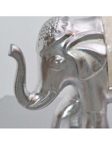 ELEFANTE PLATEADO CON NACAR 21x25