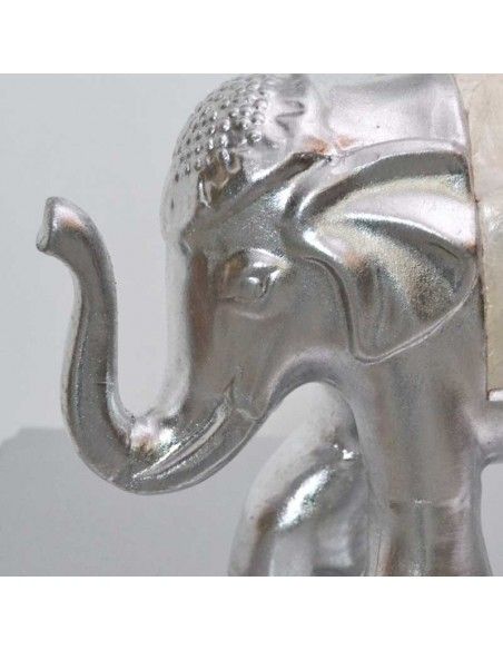 ELEFANTE PLATEADO CON NACAR 21x25