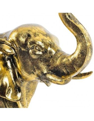 FIGURA ELEFANTE DORADO 26x31.5